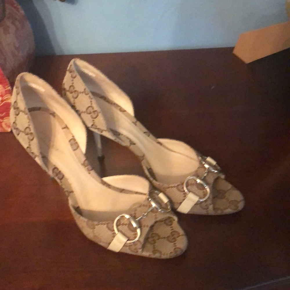 Gucci pumps.  Worn a handful of times.